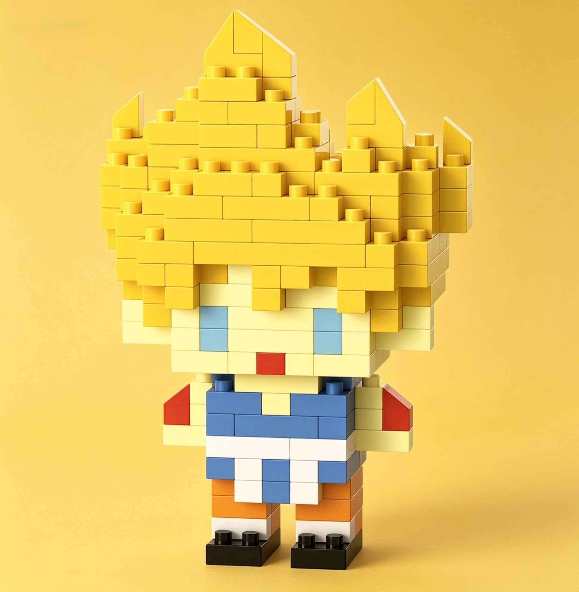 Super Saiyan Goku | Micro baksteenfiguur met inspiratie