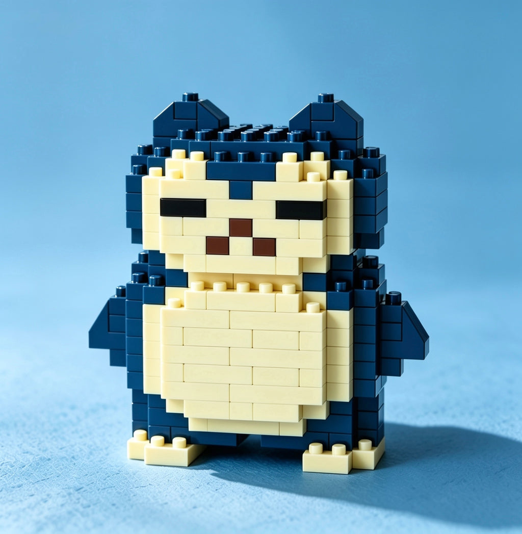 Snorlax Micro Brick Figure