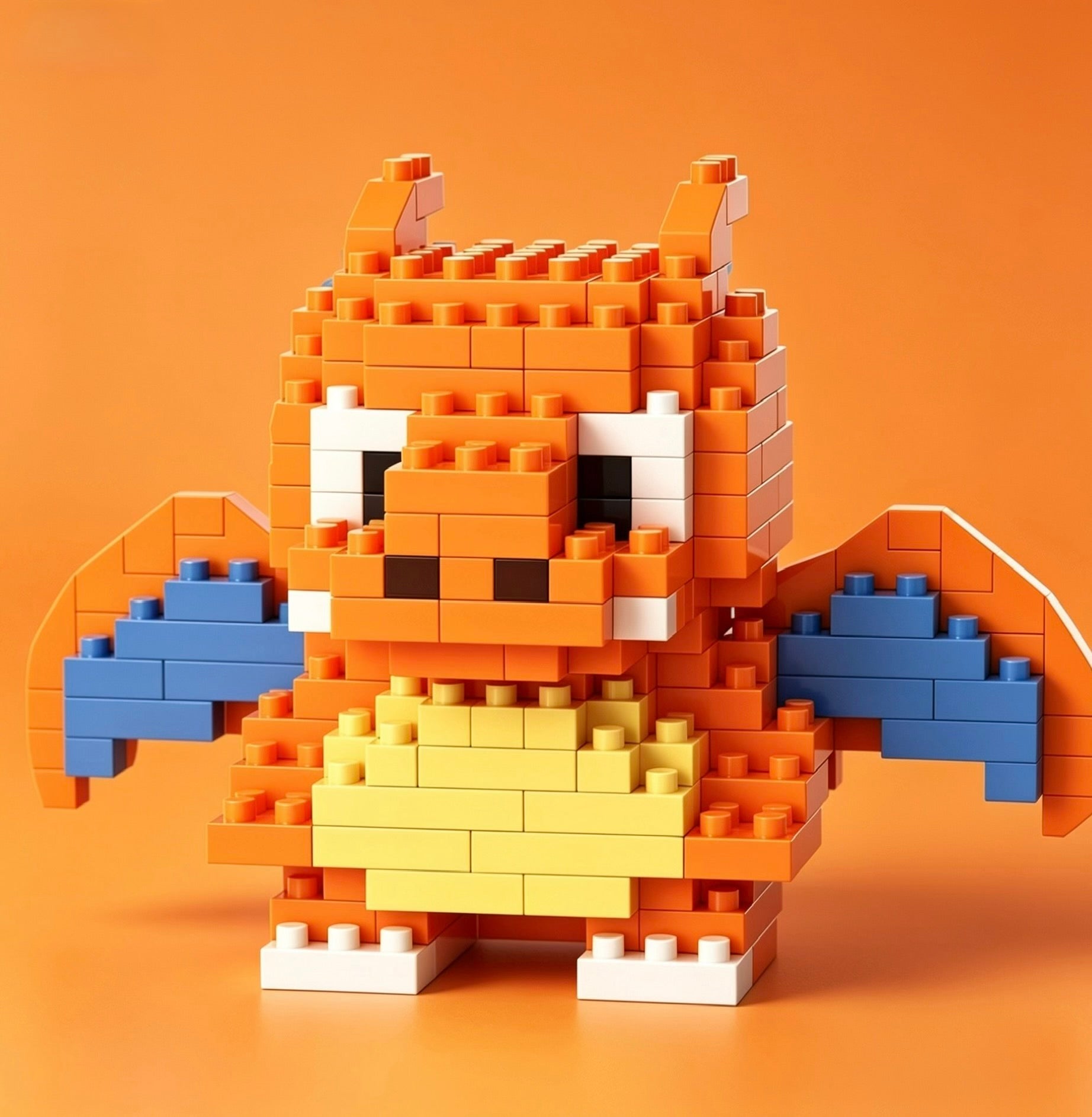 Charizard | Geïnspireerd Micro Baksteen Figuur