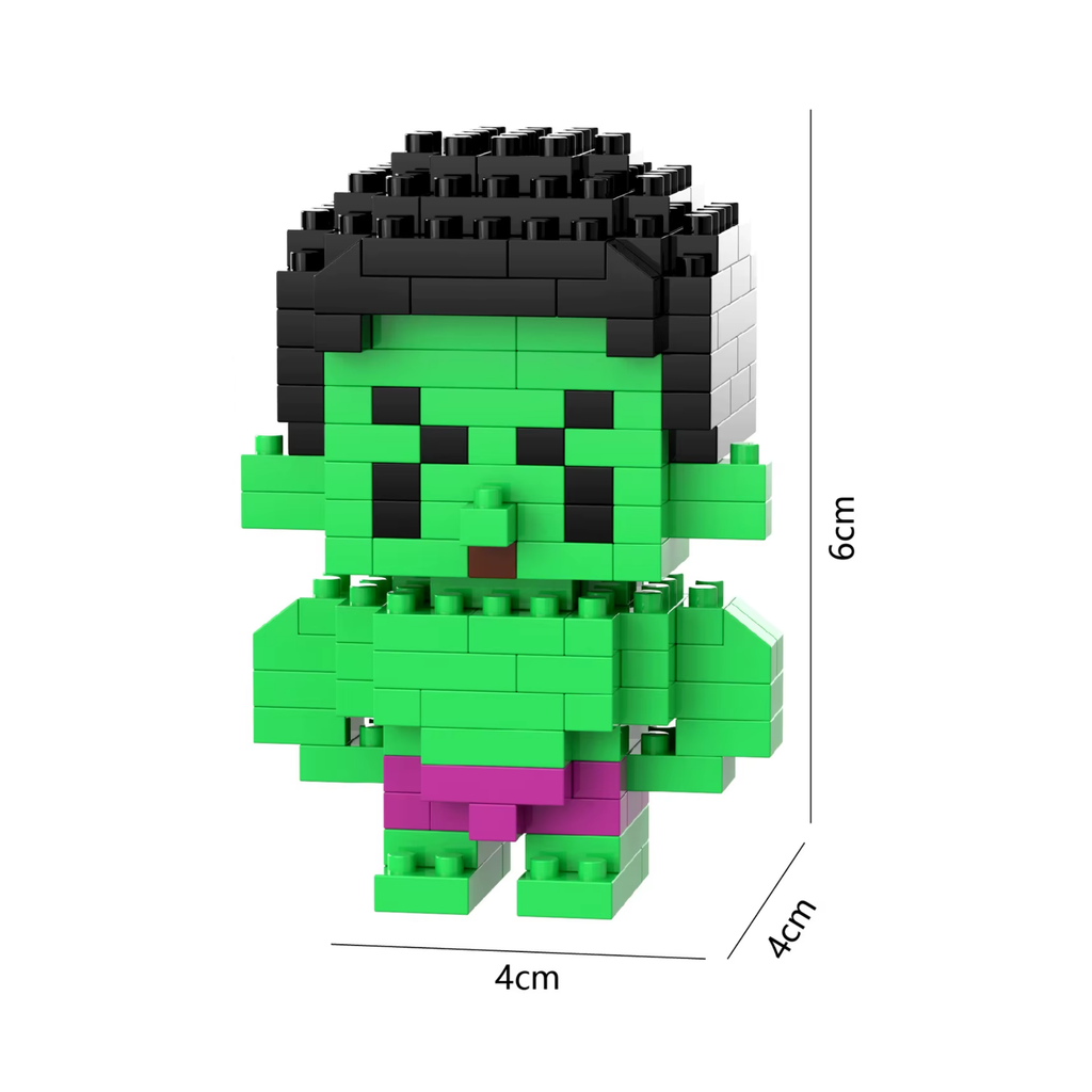 Hulk Micro Brick Figure