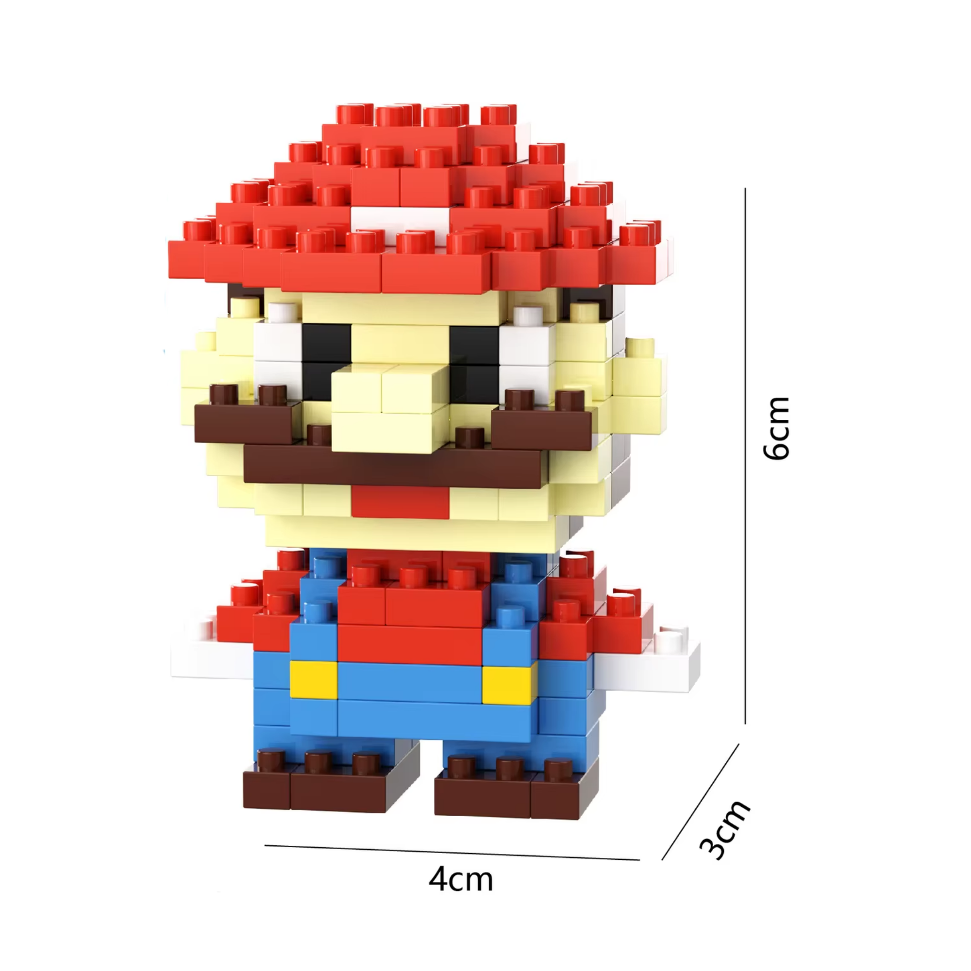 Mario | Geïnspireerde Micro Brick Figuur