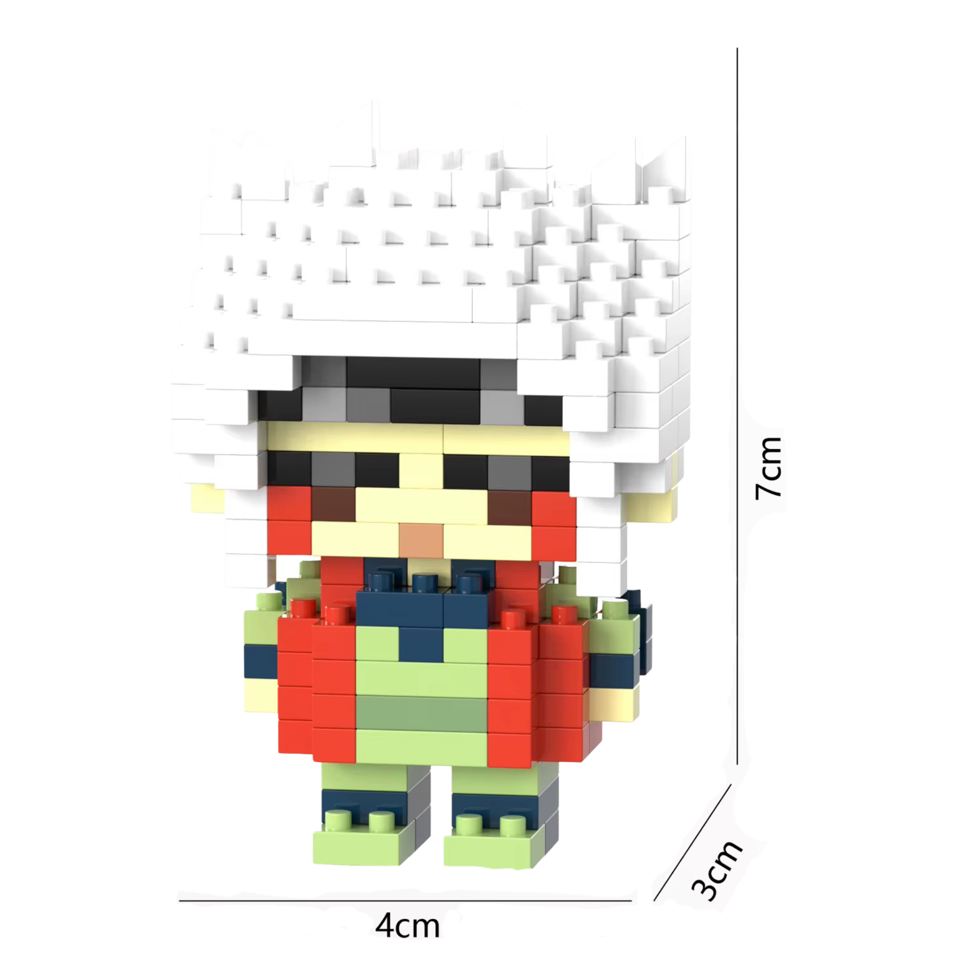 Jiraiya Micro Brick Figure