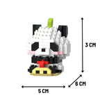 Cute Panda Micro Brick Figure