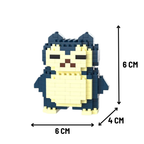 Snorlax Micro Brick Figure