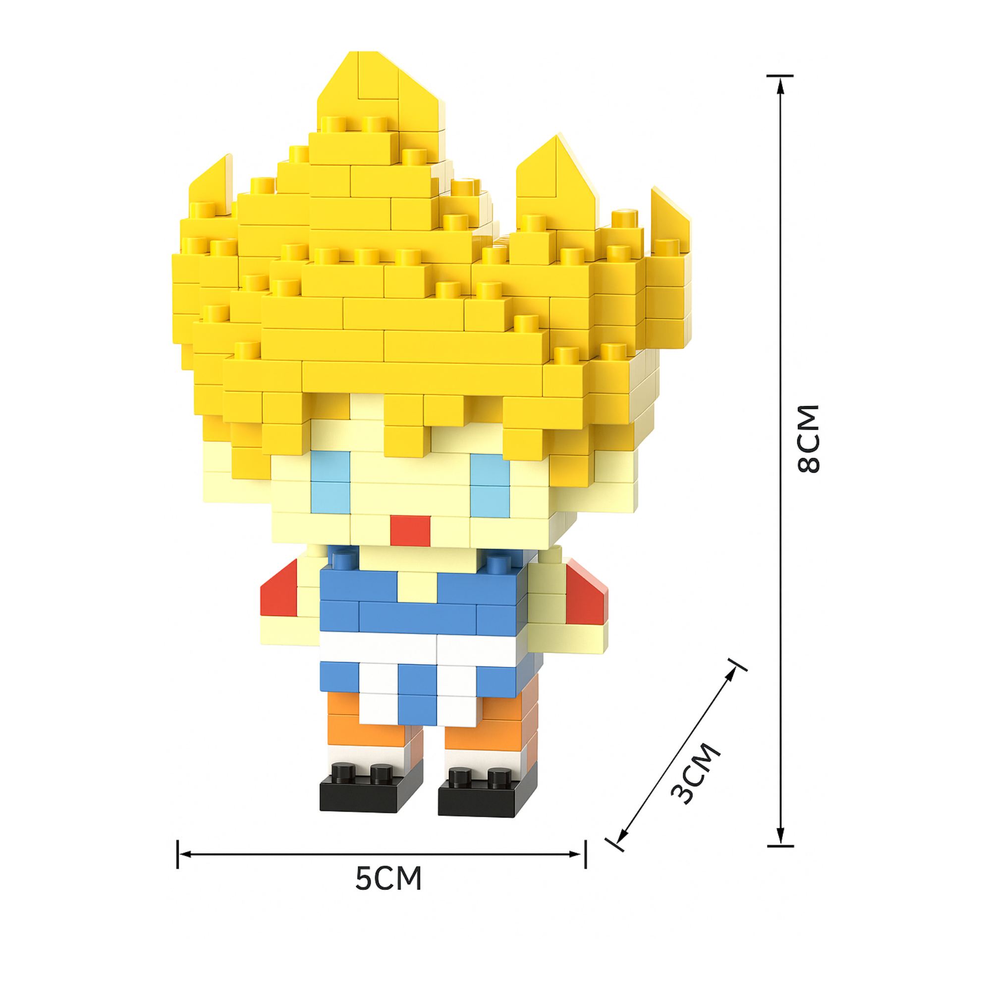 Super Saiyan Goku | Micro baksteenfiguur met inspiratie
