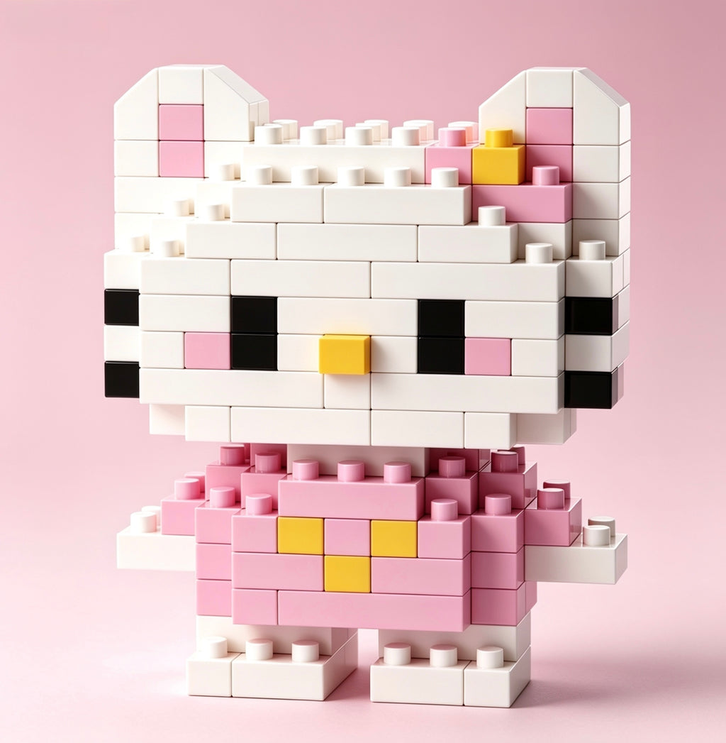 Hello Kitty Micro Brick Figure
