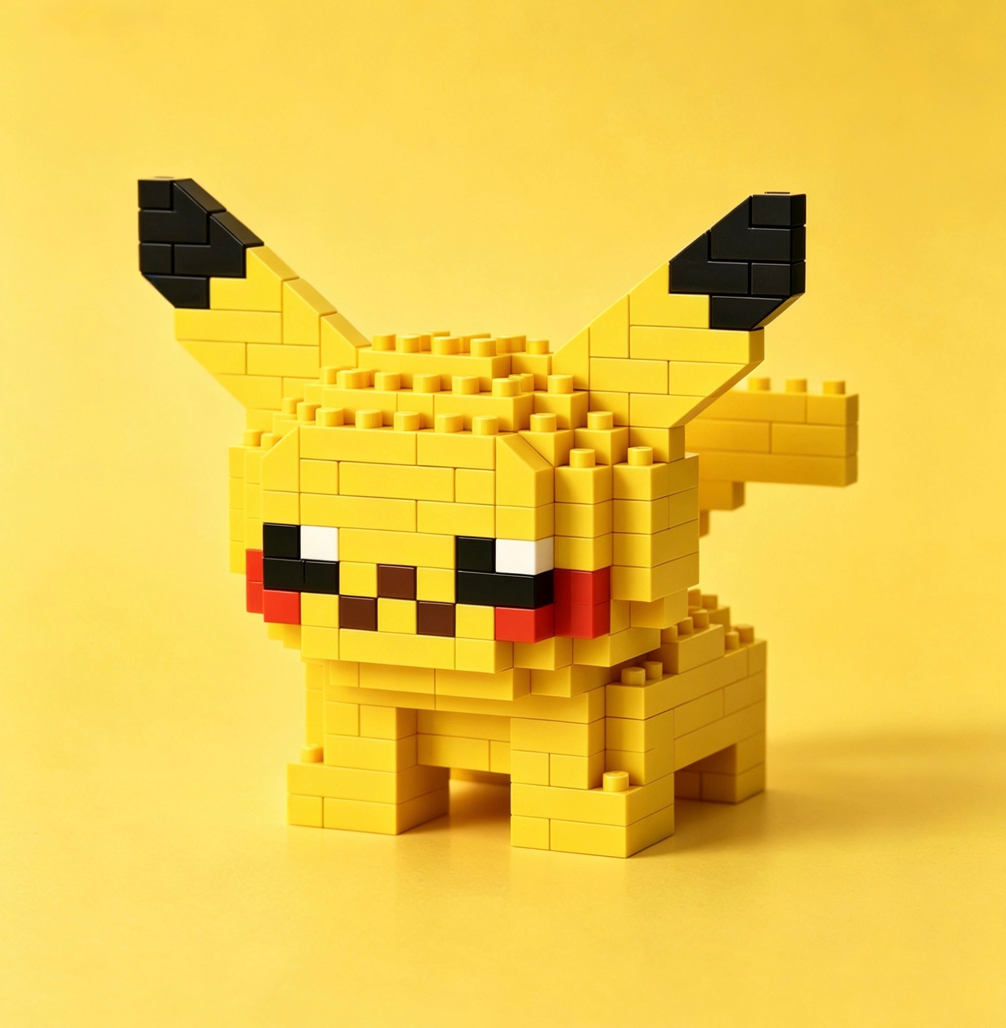 Pikachu Micro Brick Figure