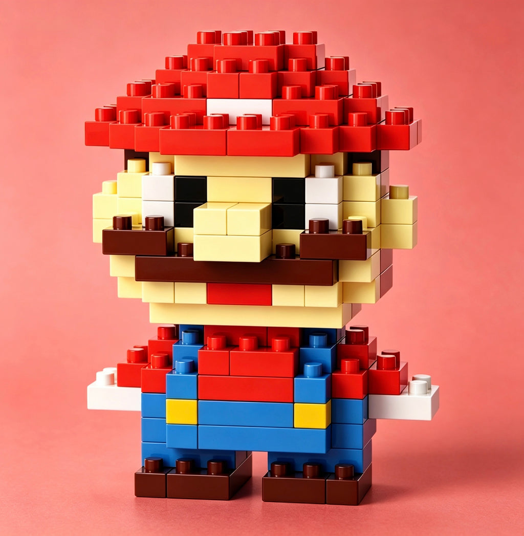 Mario Micro Brick Figure