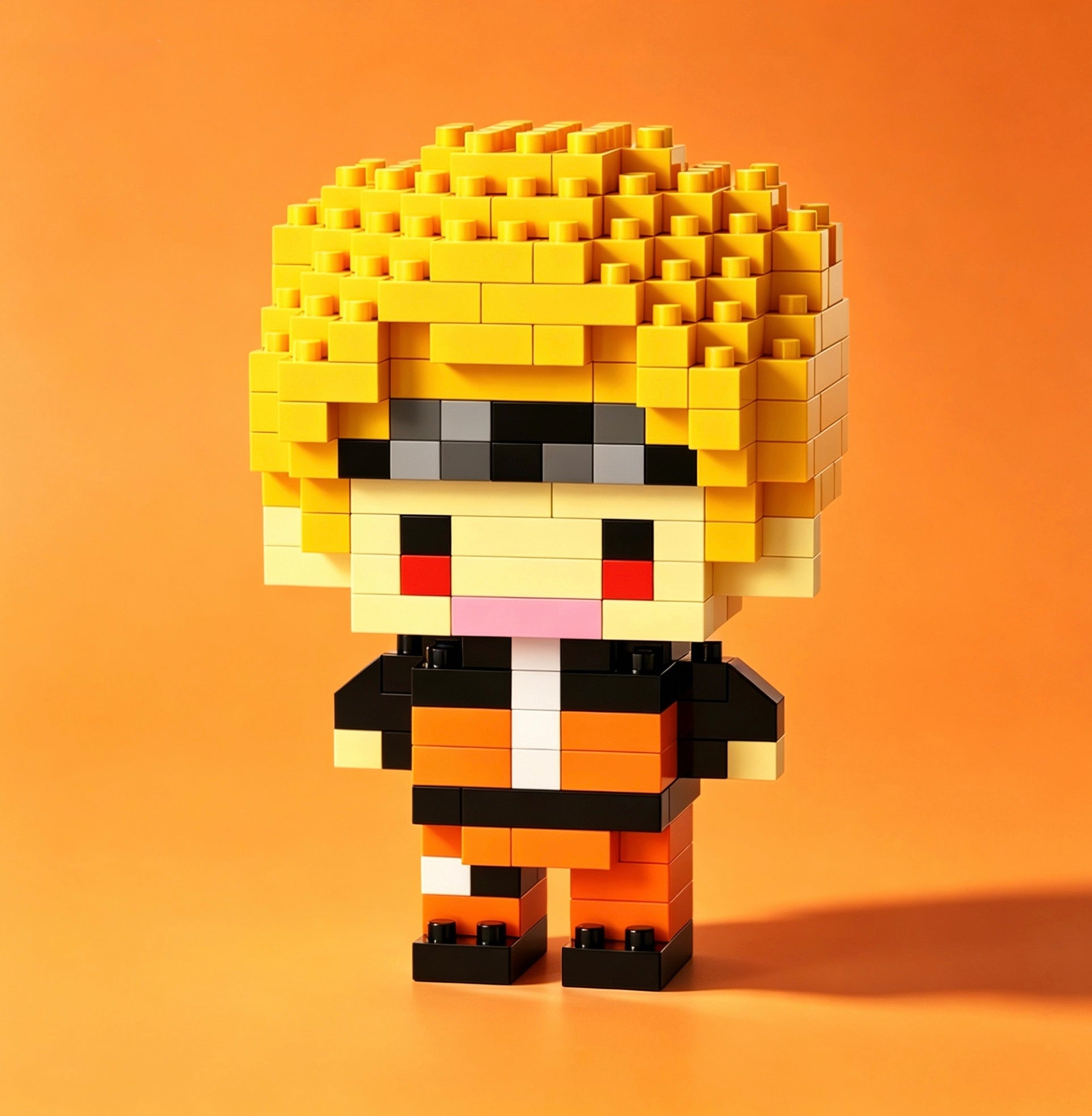 Naruto Uzumaki Micro Brick Figure