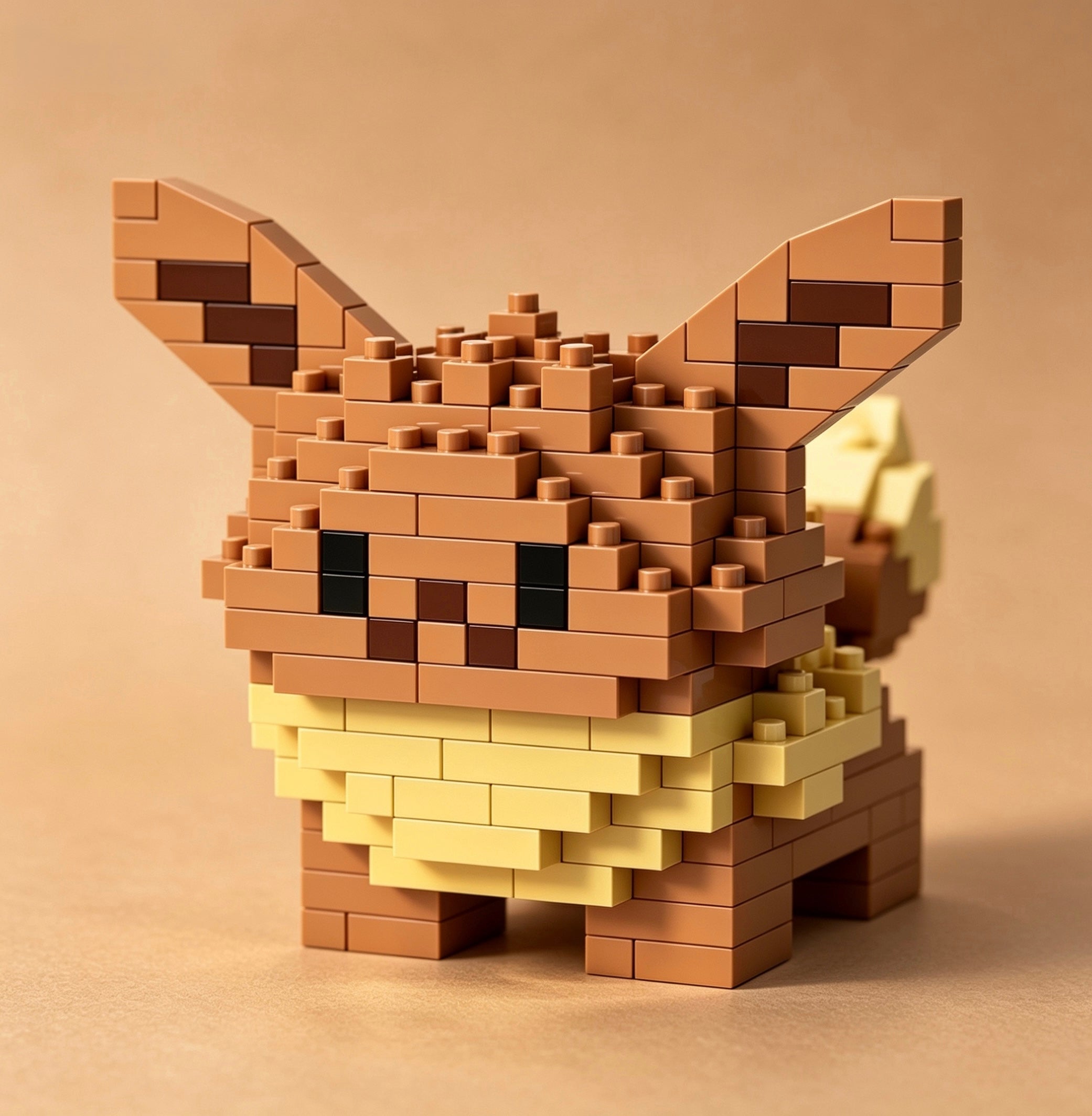 Eevee | Geïnspireerde Micro Brick Figuur