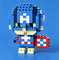 Captain America Micro Brick Figure