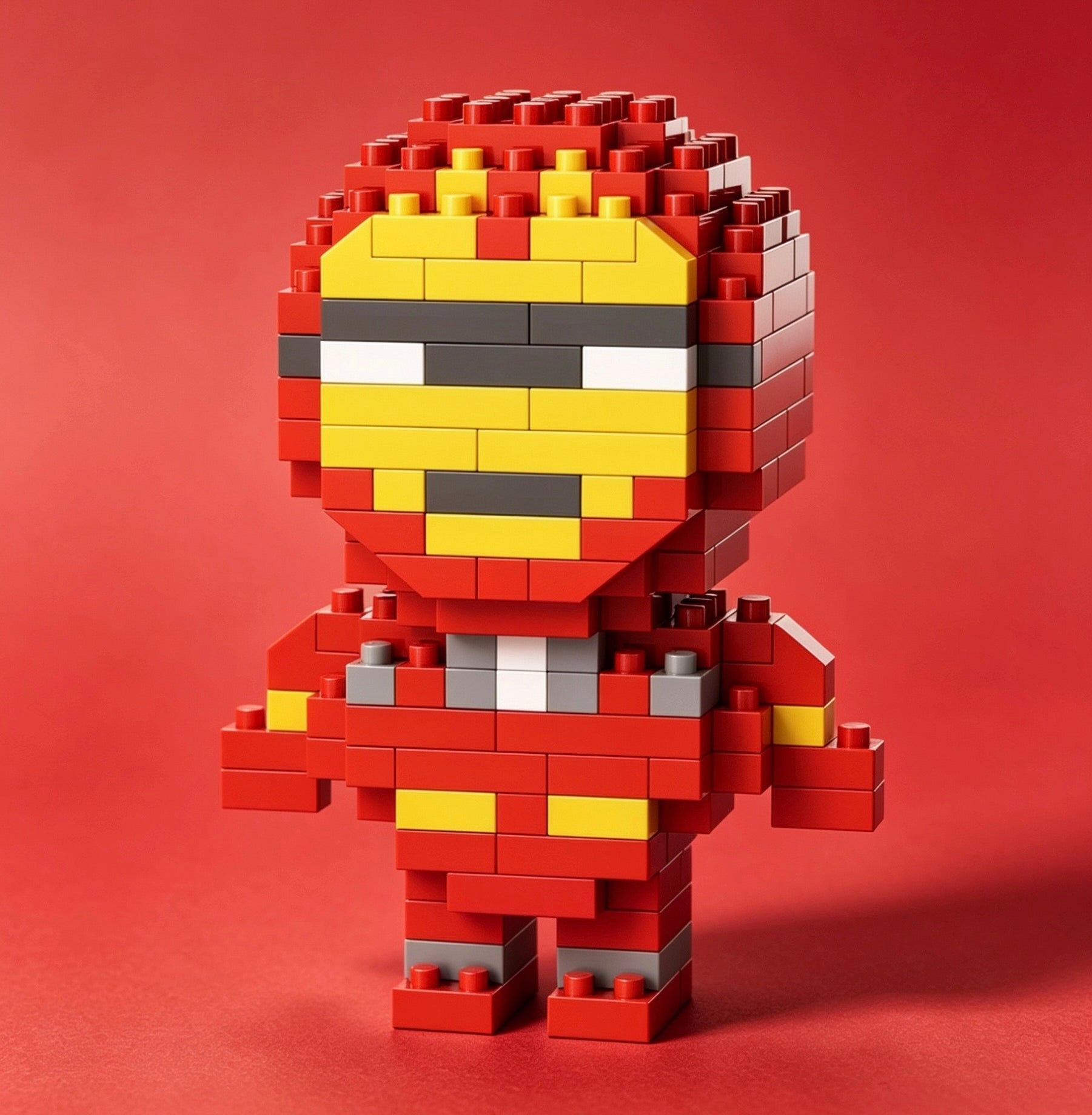 Iron Man | Geïnspireerde micro-bouwsteenfiguur