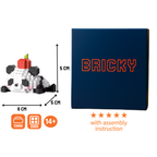 Panda Cherry Micro Brick Figure