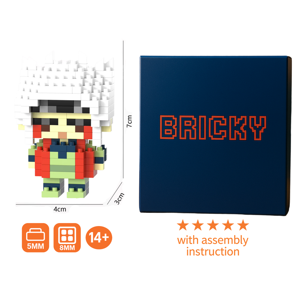 Jiraiya Micro Brick Figure