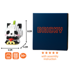 Cute Panda Micro Brick Figure
