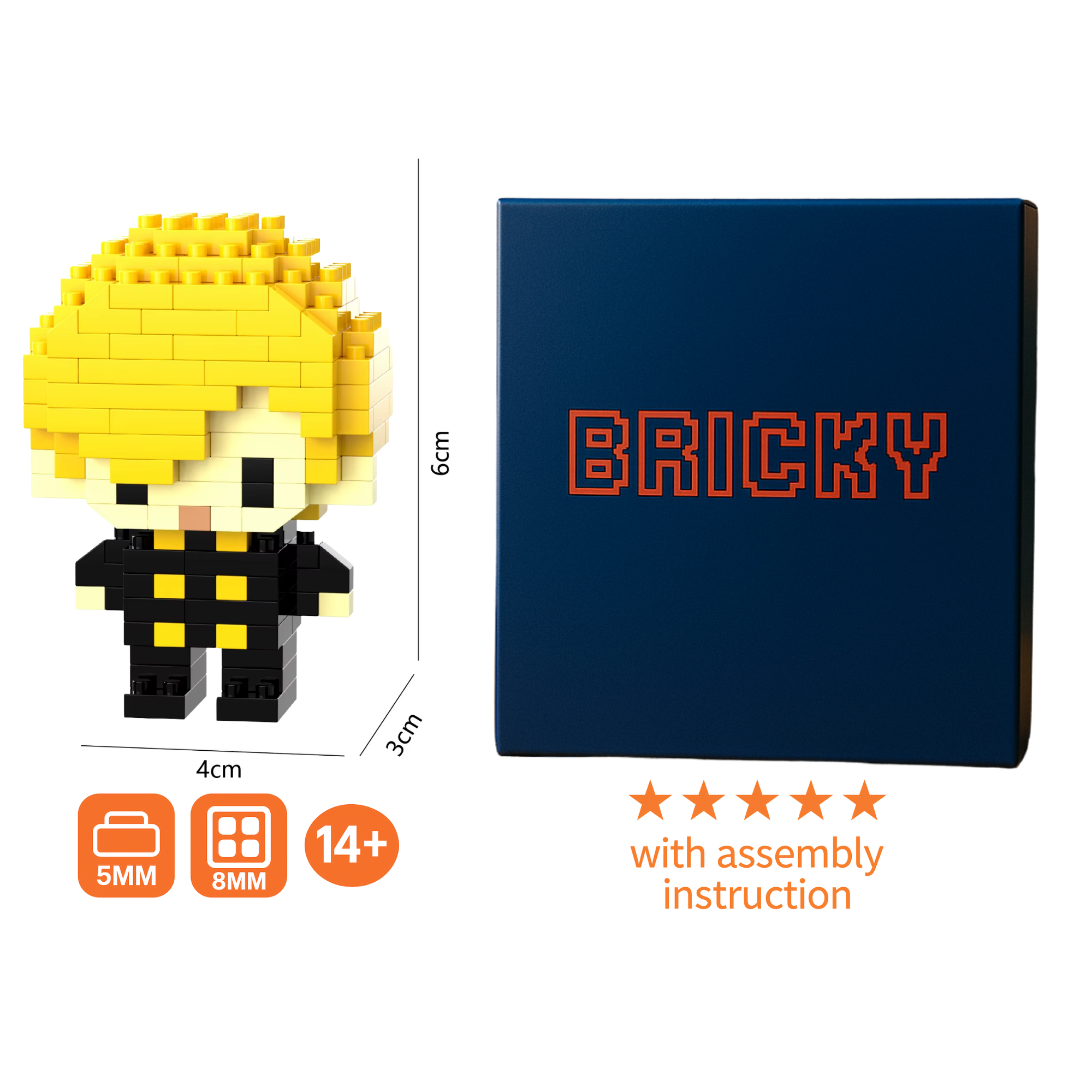Black Leg Sanji Micro Brick Figure