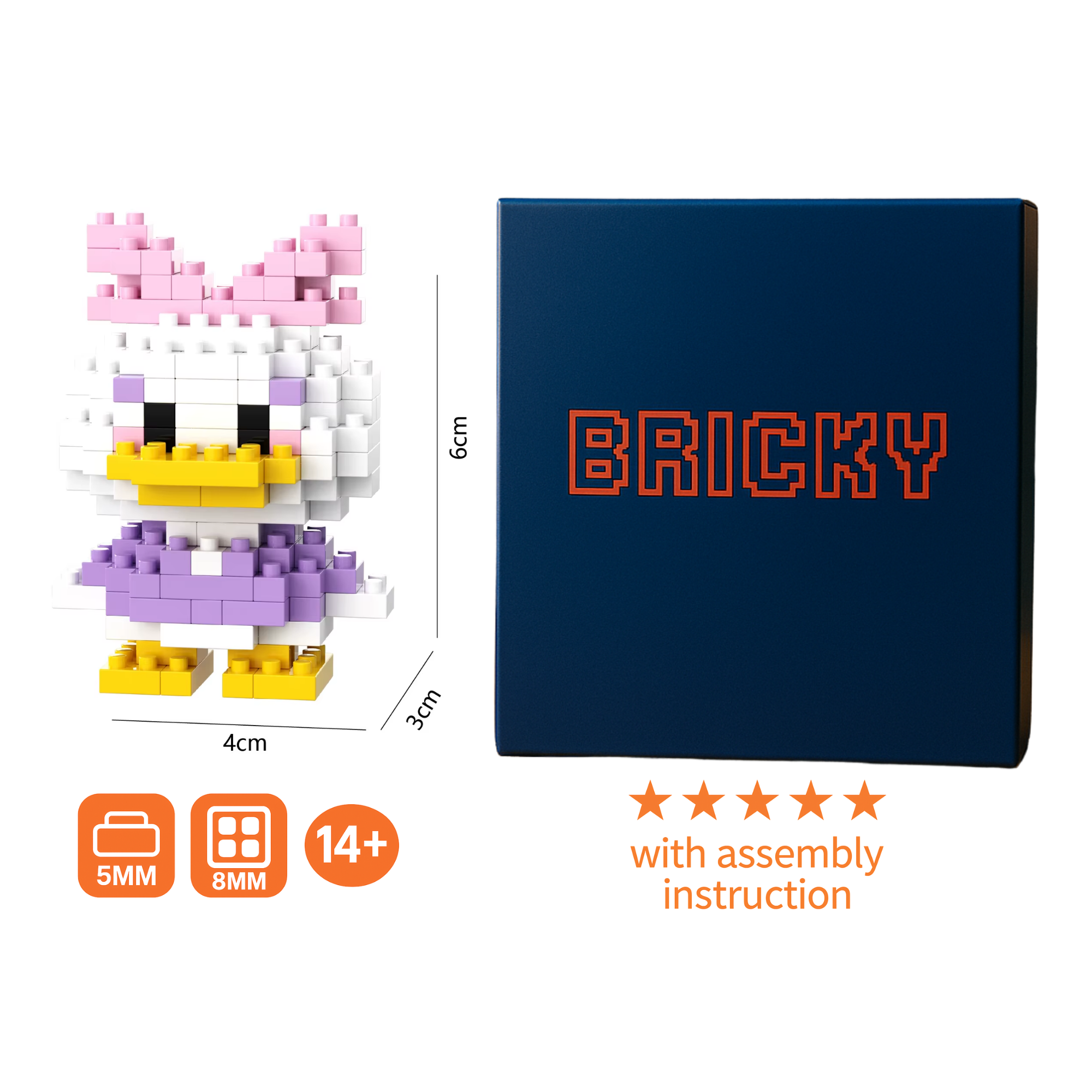 Katrine Duck | Geïnspireerde micro-baksteenfiguur
