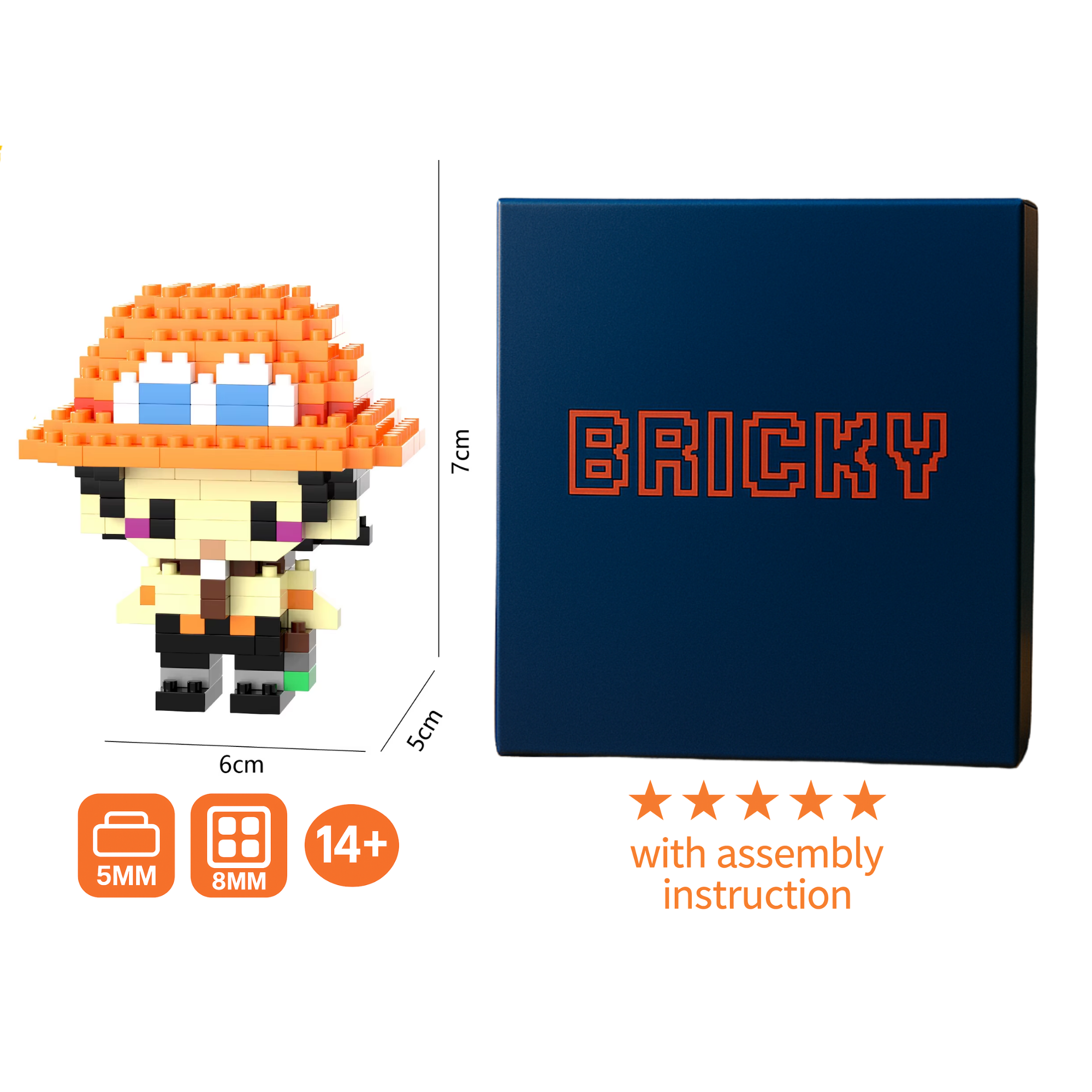 Portgas D. Ace Micro Brick Figure