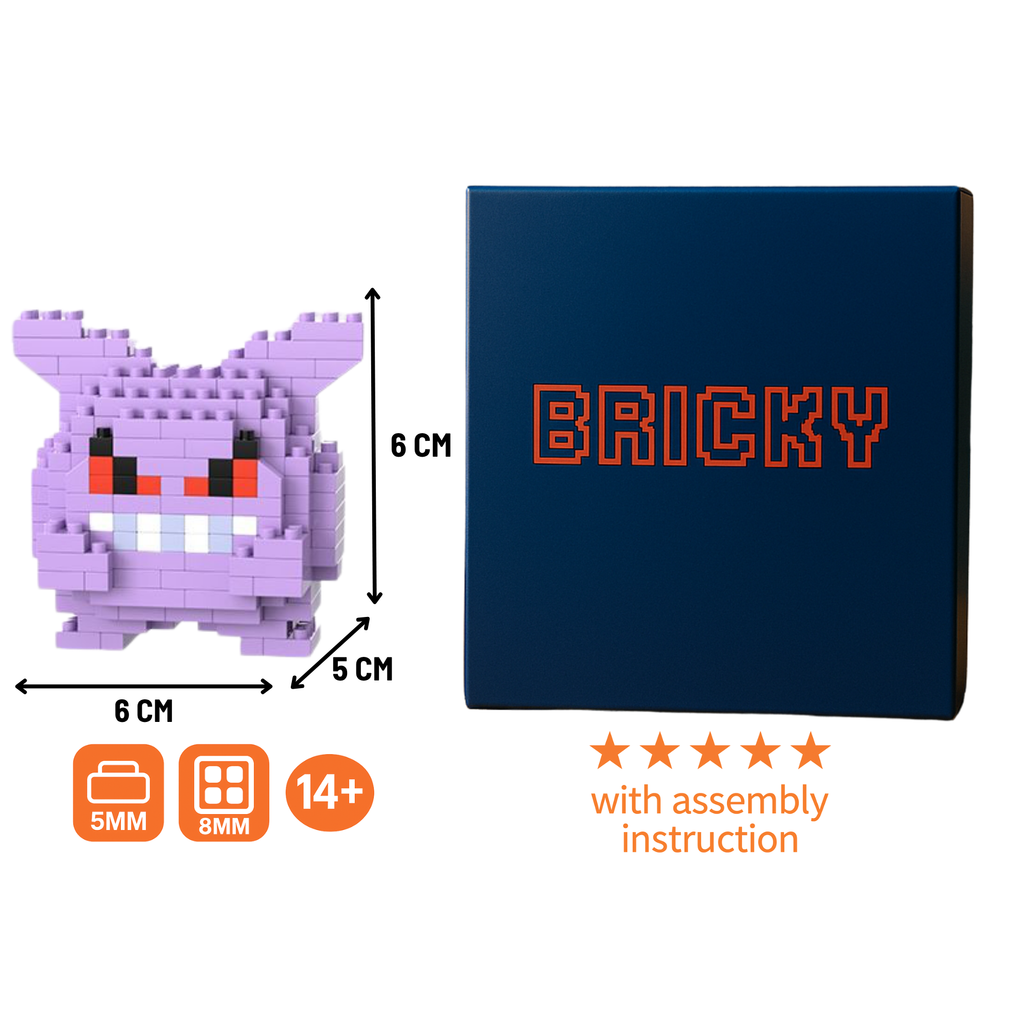 Gengar Micro Brick Figure