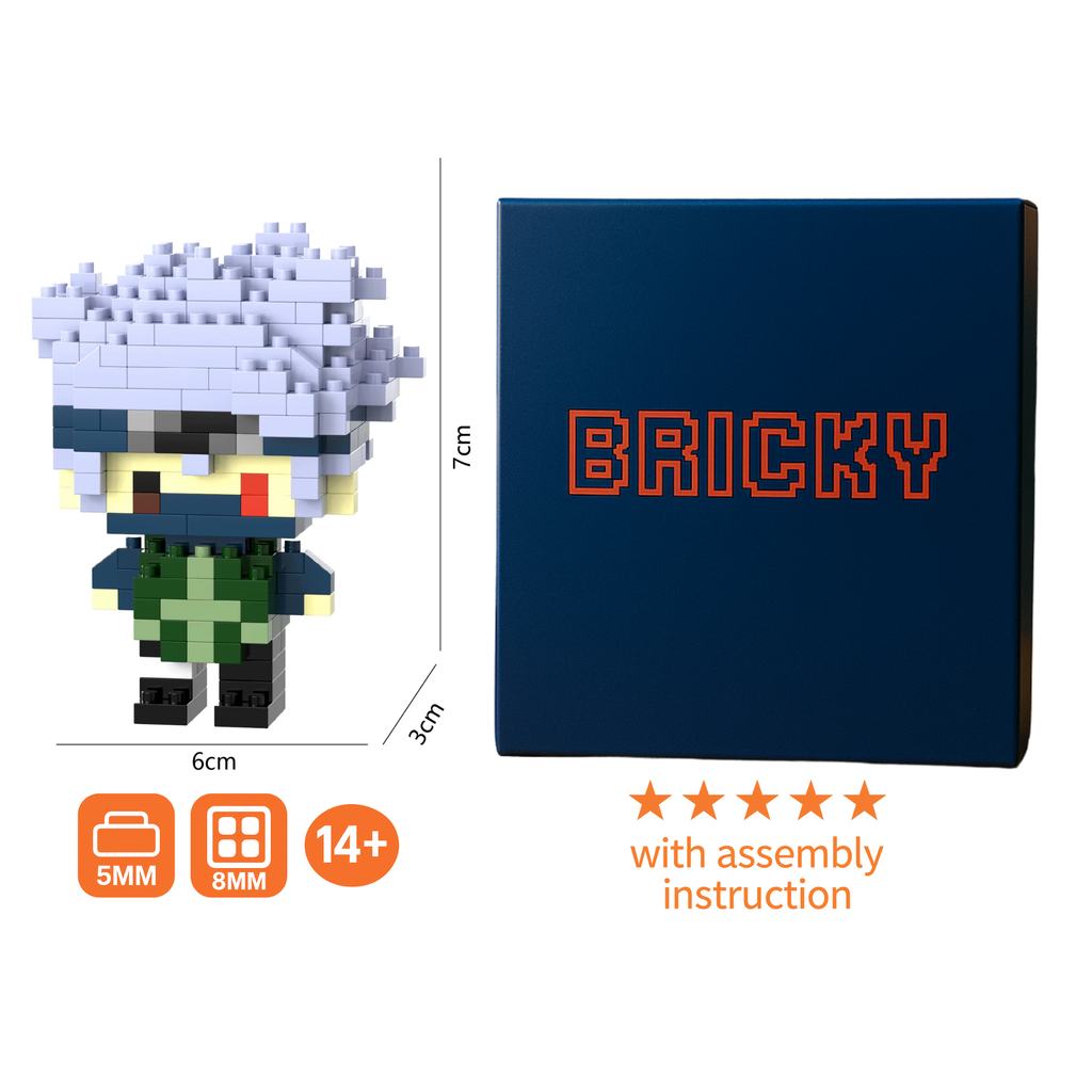 Kakashi Hatake Micro Brick Figure