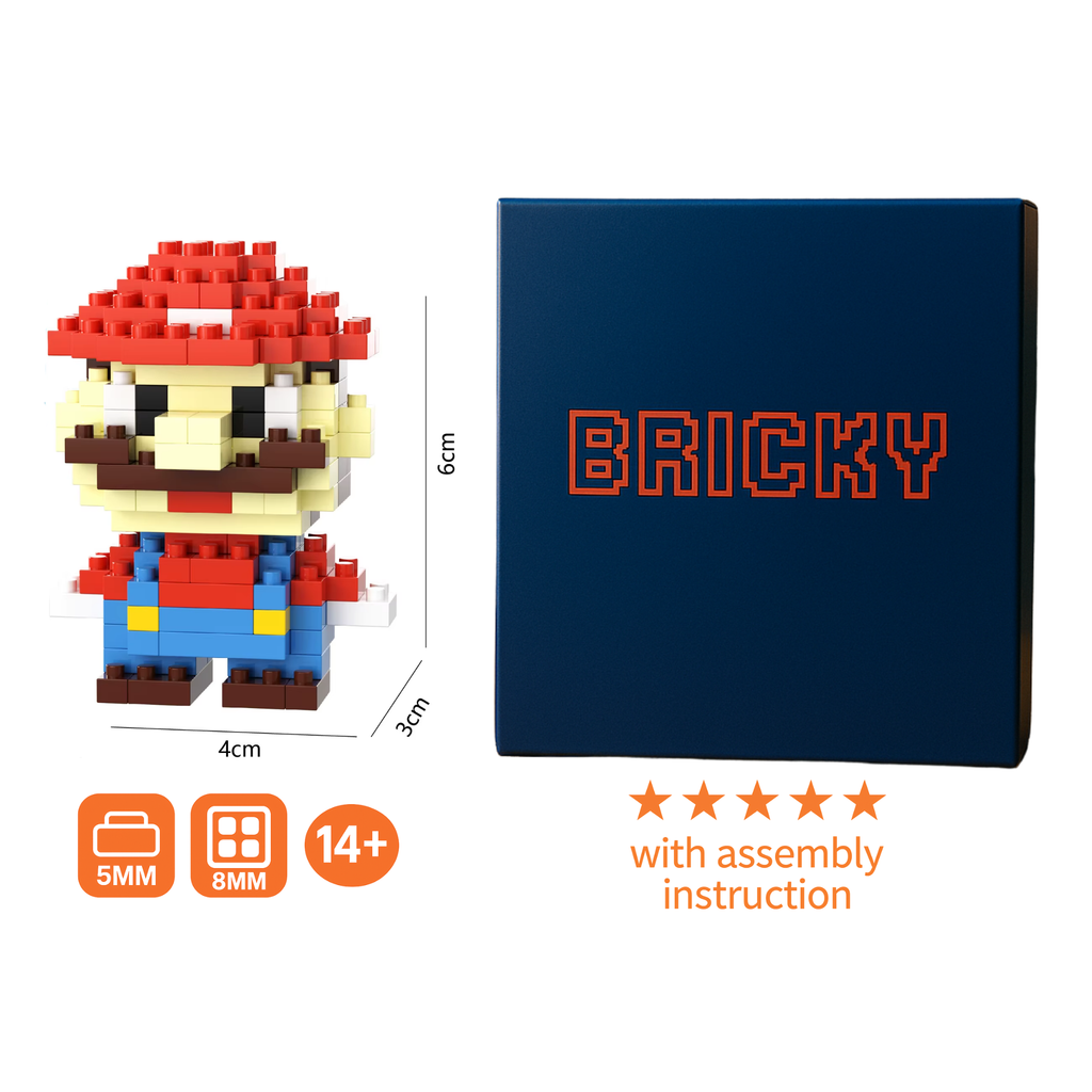 Mario Micro Brick Figure