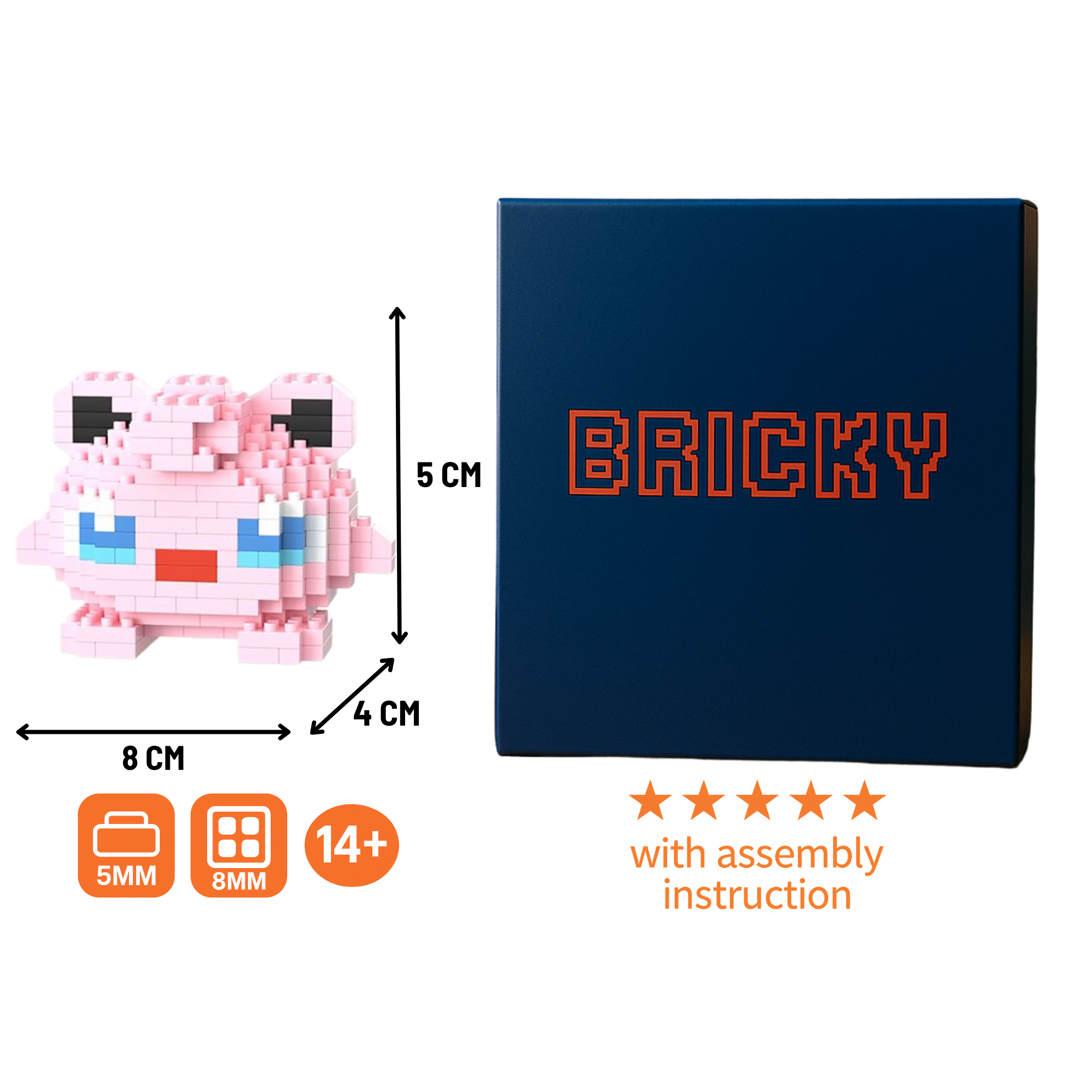 Jigglypuff | Micro-bouwsteenfiguur
