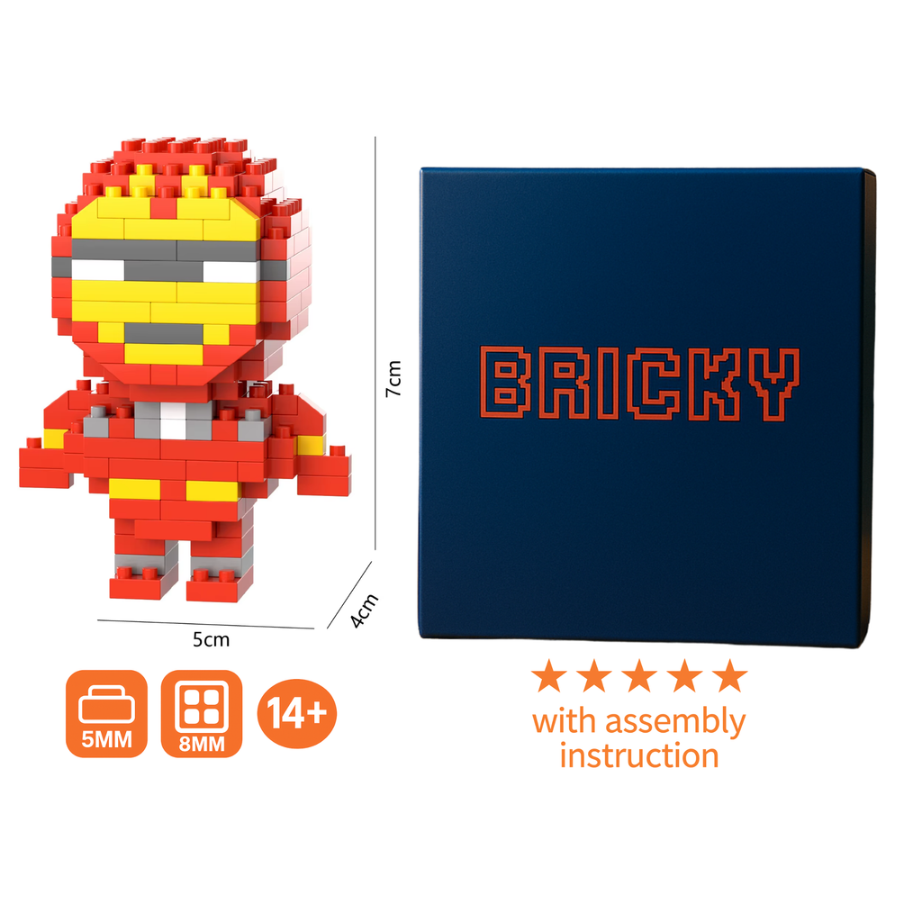 Iron Man Micro Brick Figure