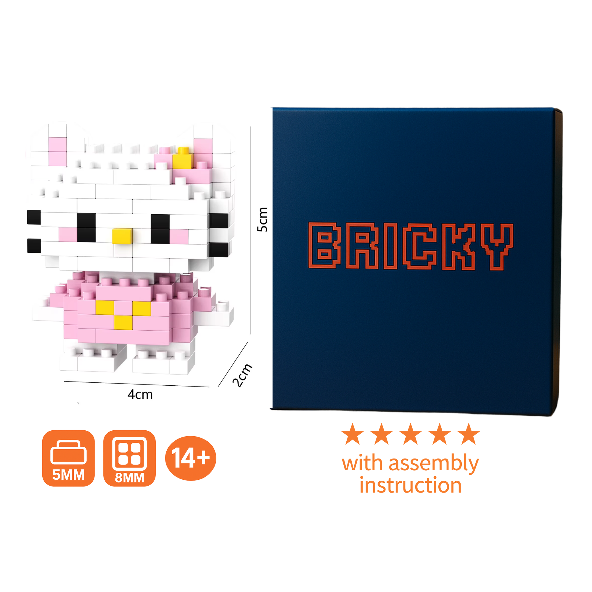 Hello Kitty Micro Brick Figure
